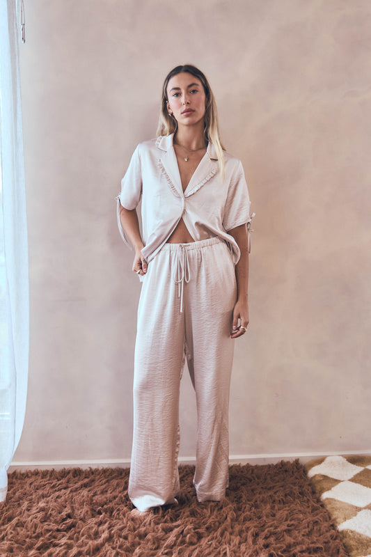 Textured Signature Pants