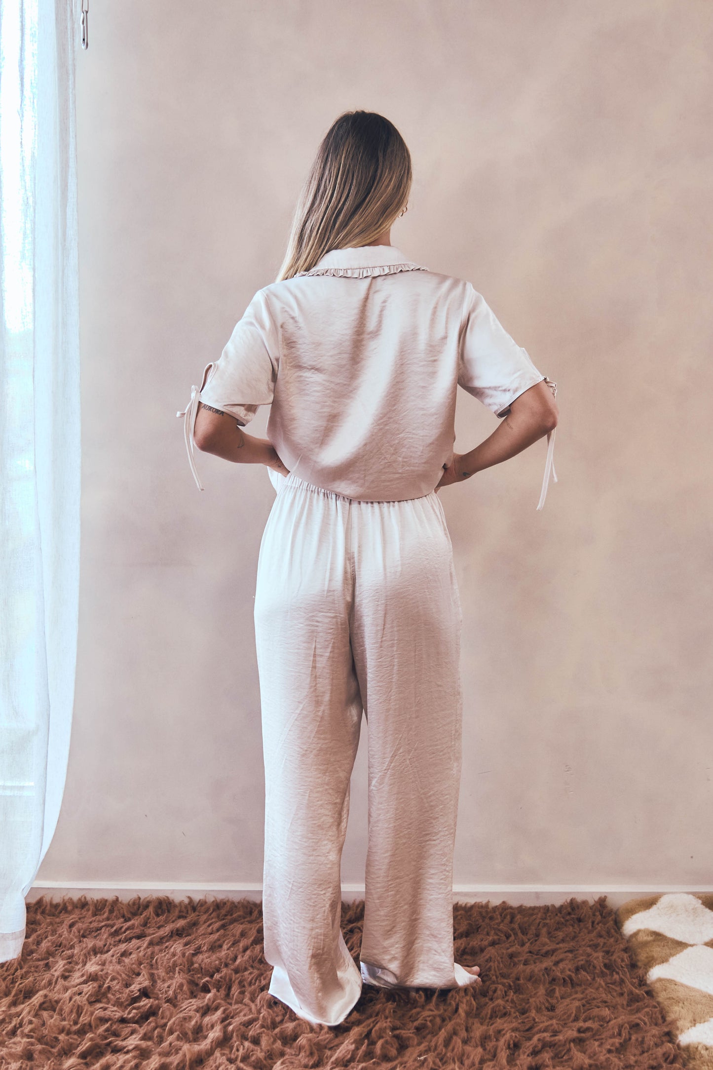 Textured Signature Pants