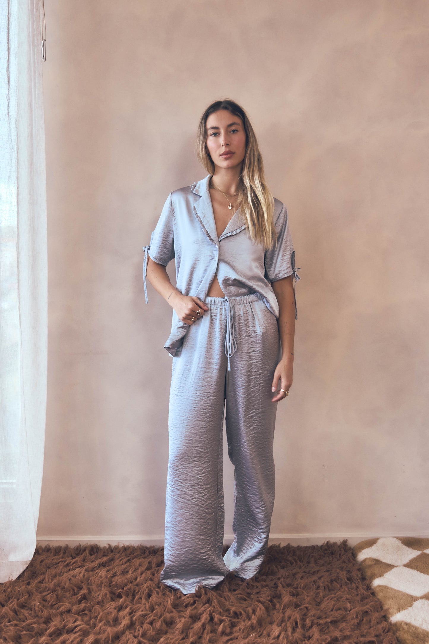 Textured Signature Pants